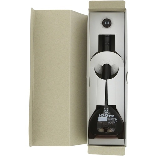 SIBATA メスフラスコ スーパーグレード 茶褐