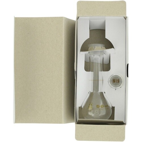 SIBATA メスフラスコ 短形 50mL