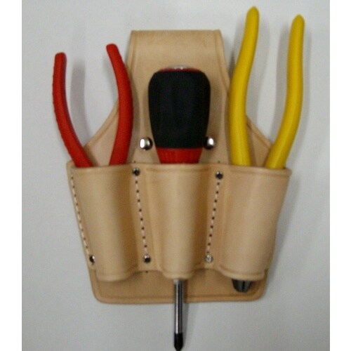 コヅチ ヌメ皮ペンチ差し 8インチ用3丁入