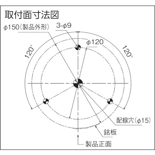 PATLITE 表示灯 Φ150 M1 キャブ R