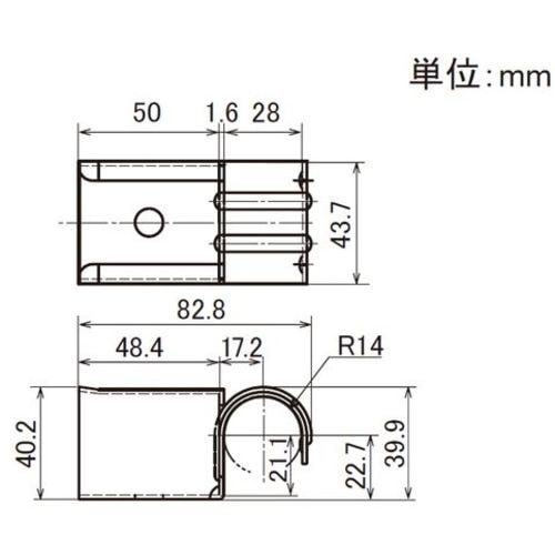 yazaki イレクター Φ28 プラコン受け金具