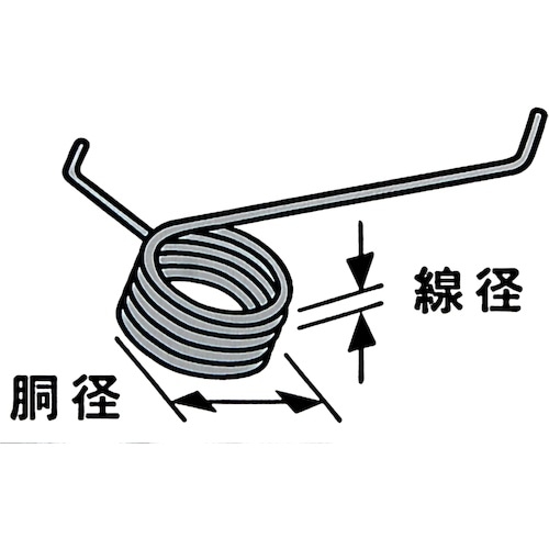 WAKI キックバネ 0.9×7.0(1個入)