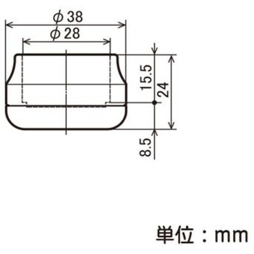 yazaki イレクター Φ28 ハードキャップゴ