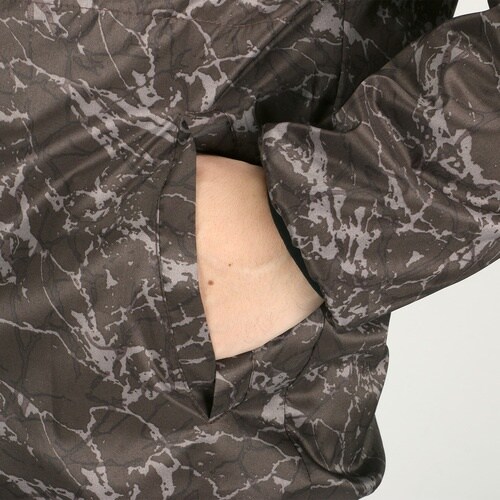 カジメイク 2277 ストレッチパーカー メランジ