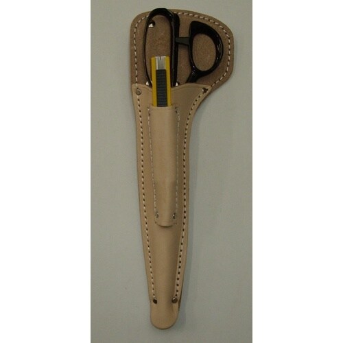 コヅチ ヌメ皮ラシャ切鋏ケース カッターケース付