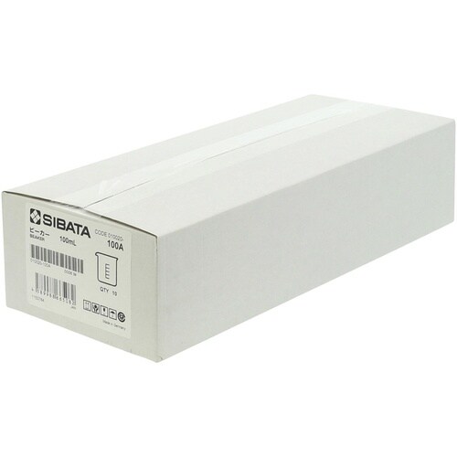 SIBATA ビーカー 目安目盛付 100mL