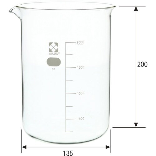 SIBATA ビーカー 2L