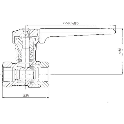 HAMAI 本格的スチーム用 黄銅製ボールバルブ