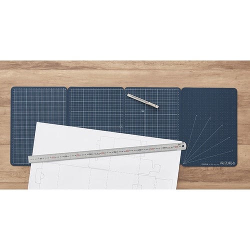 KING JIM 小さくたためるワイドカッタ−マッ