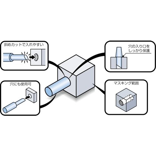 IWATA 円柱プラグB (10個入)