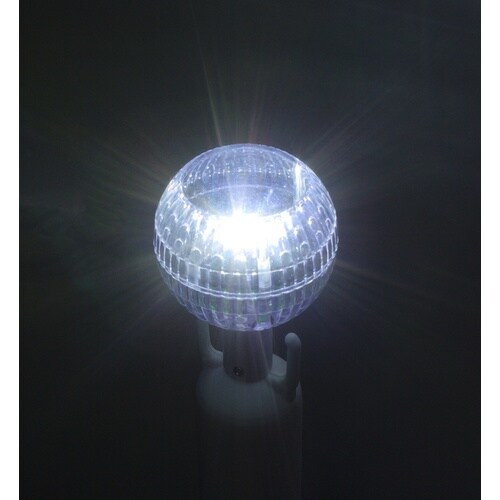 ミツギロン LEDソーラーライト付きチェーンスタン