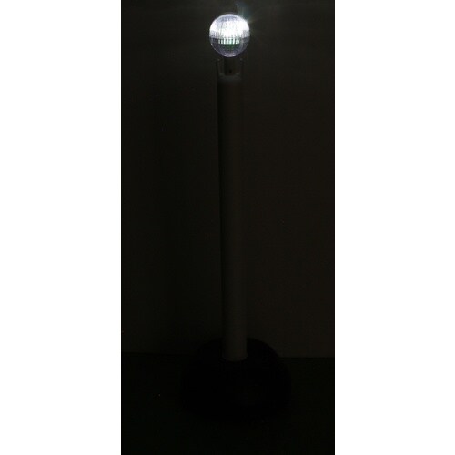 ミツギロン LEDソーラーライト付きチェーンスタン