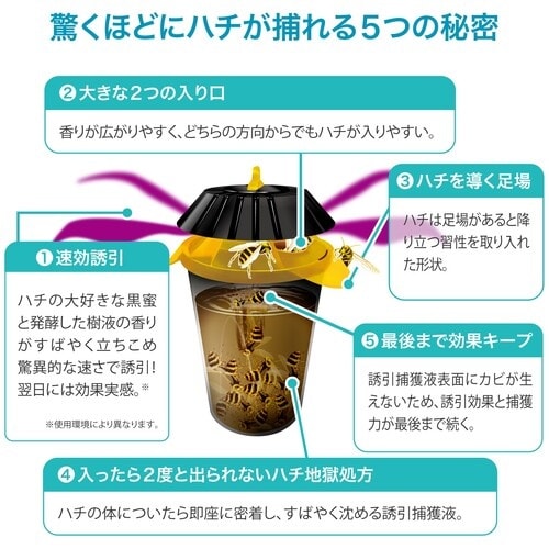 アース ハチがホイホイ