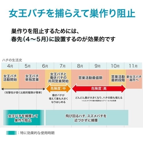 アース ハチがホイホイ