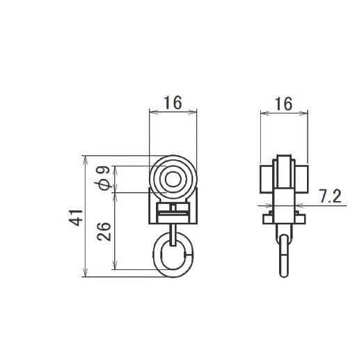 HINAKA “レクト30”レール用ランナー(スチ
