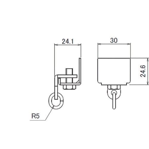 HINAKA “レクト30”レール用エンドストップ