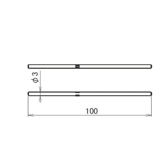 HINAKA “レクト30”レール用継芯(スチール
