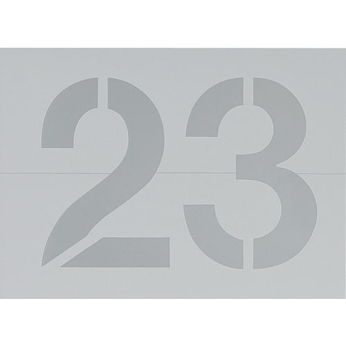 光 テンプレート 数字(5枚入り)