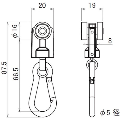 HINAKA 重量級オールステンレススナップベアリ