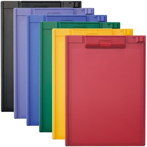 LIHIT クリップボード 青 A4/E