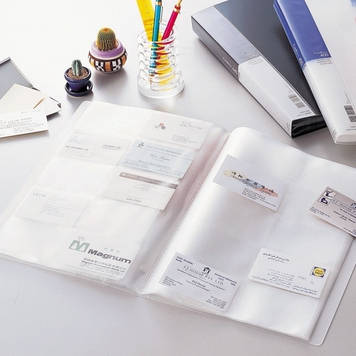 LIHIT 名刺ホルダー400カード Card E