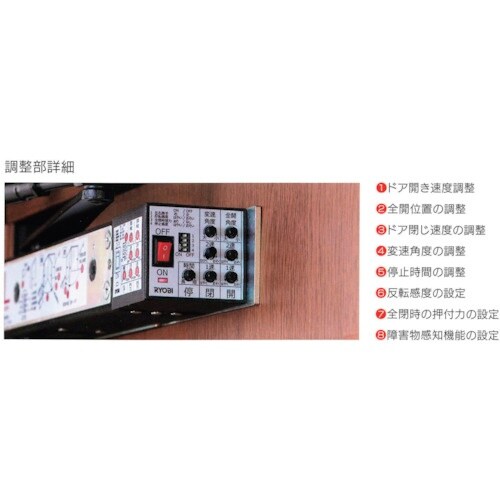 RYOBI ドア開閉装置RUCAD RUー010P