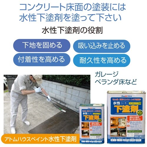 アトムペイント 水性コンクリート床用 フロアトップ