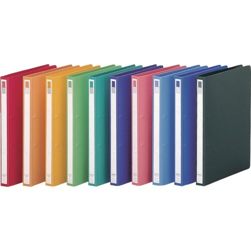 LIHIT A4/Sリングファイル 赤 収納数15