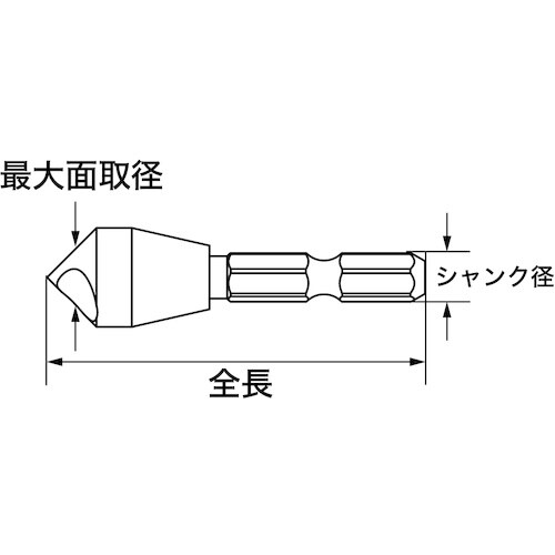 スターエム ステンレス用面取カッター 2−5