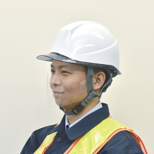 マグエックス ヘルメット用透明マスクメットシールド