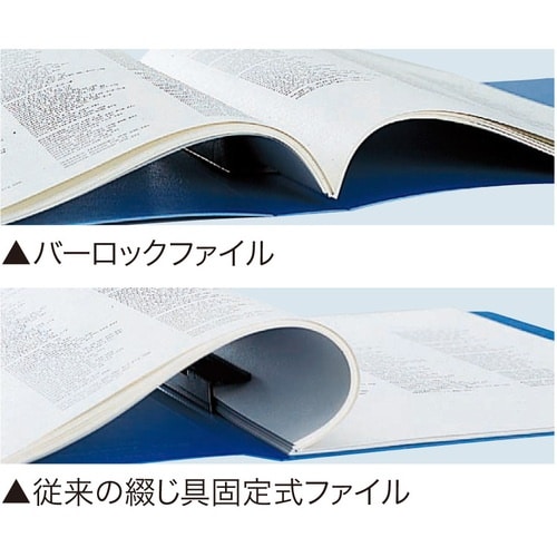 LIHIT バーロックファイル 藍 A4