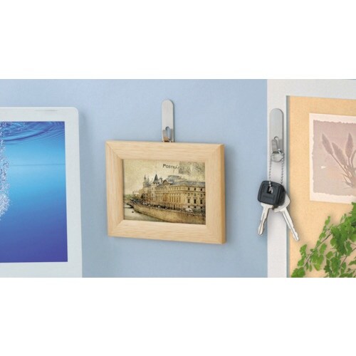 OHTO 粘着ステンレスフック シルバー