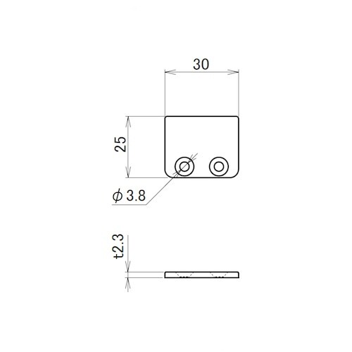 HINAKA “レクト30”レール用エンドキャップ