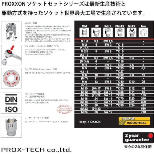 PROXXON クラブラチェットハンドル1/2”