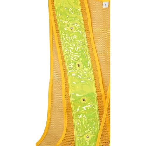 喜多 LED安全ベスト No6070 イエロー×ラ