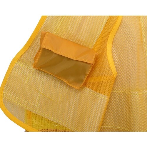 喜多 LED安全ベスト No6070 イエロー×ラ