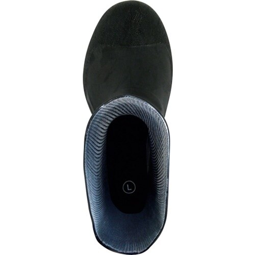 喜多 安全ショートPVC長靴 KR7460 ブラッ