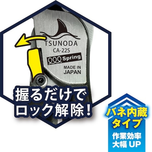 TTC イエローシャーク22(バネ付きケーブルカッ