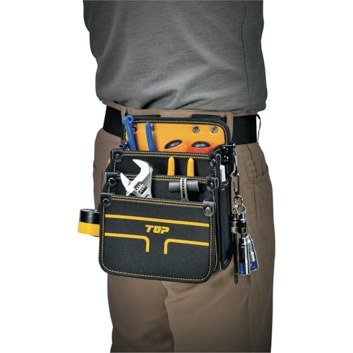 TOP 電工用腰袋3段タイプ(中)