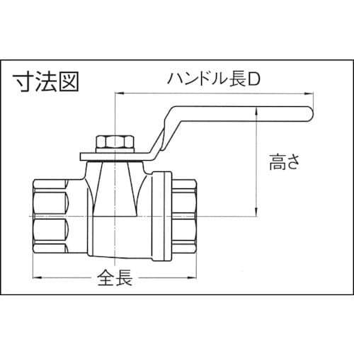 HAMAI ステンレス製禁油処理3方ボールバルブ(