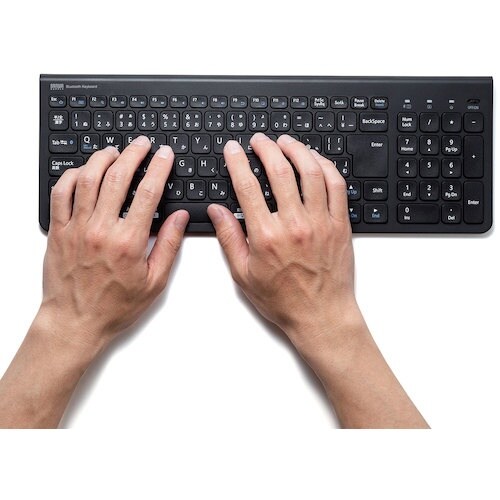 SANWA Bluetoothスリムキーボード