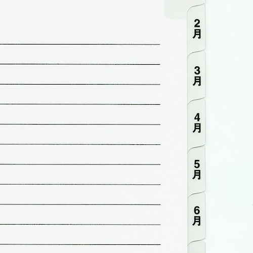 maruman A4 ラミタブ見出し 2穴 1ー1