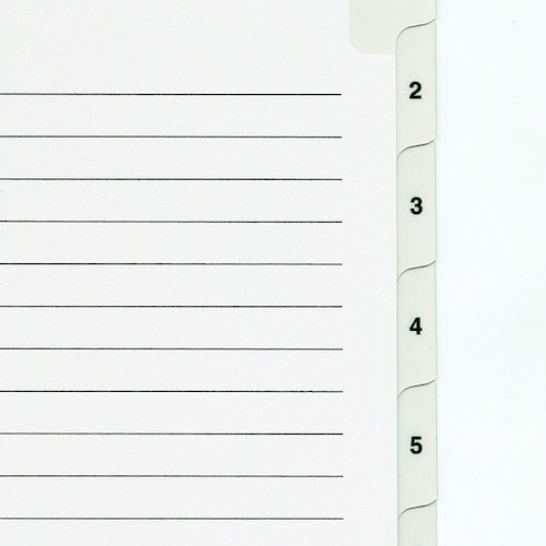 maruman A4 ラミタブ見出し 2穴 1ー1