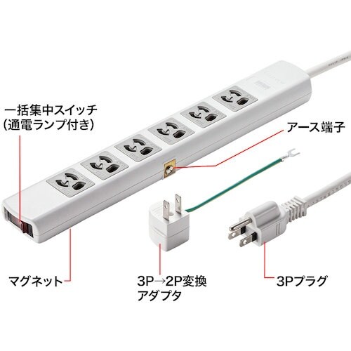 SANWA 電源タップ