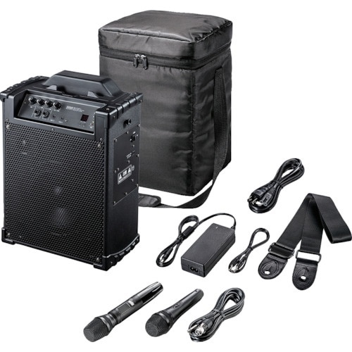 SANWA ワイヤレスマイク付き拡声器スピーカー