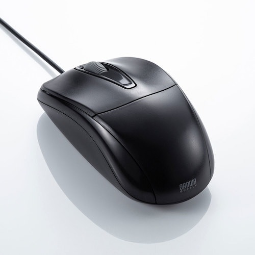 SANWA 静音有線光学式マウス