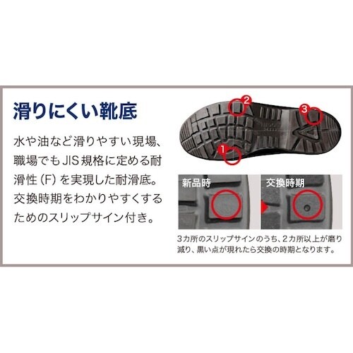 ミドリ安全 甲プロテクタ付 ワイド樹脂先芯耐滑安全