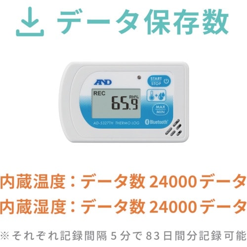 A&D BLE温度・湿度データロガー さーもろぐ