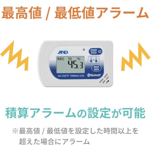 A&D BLE温度2chデータロガー さーもろぐ