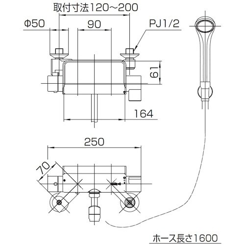 SANEI サーモシャワー混合栓